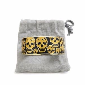 Alexander McQueen Vintage Gold Skull Bracelet